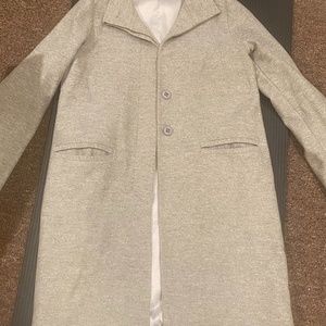 Stylish Theory Wool Grey Coat - size small